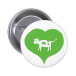 I Heart Cows Pin buttons