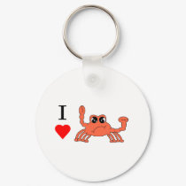 I heart Crab keychains by psimawesome I heart Crab keychains