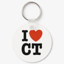 I Heart CT keychains by magarmor I Heart CT keychains