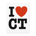 I Heart CT Post Card
