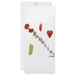 I Heart Cubanelles Custom Rack Card