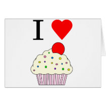 I heart Cupcakes Cards