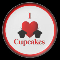 I Heart Cupcakes Dinner Plate plates