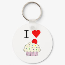 I heart Cupcakes keychains by psimawesome I heart Cupcakes keychains