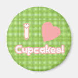 I Heart Cupcakes! Magnet