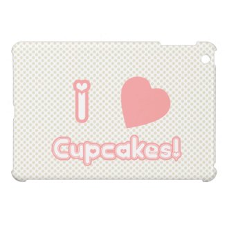 I Heart Cupcakes {Mini iPad Case} Case For The iPad Mini