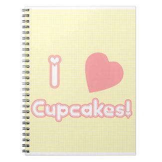 I Heart Cupcakes! Notebook notebook