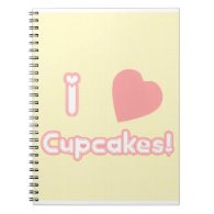 I Heart Cupcakes! Notebook