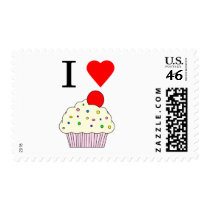 I heart Cupcakes Postage