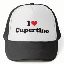 I Heart Cupertino hats