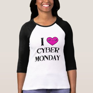 I Heart Cyber Monday Kawaii T-Shirt shirt