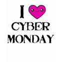 I Heart Cyber Monday Kawaii T-Shirt by mariannegilliand I Heart Cyber Monday Kawaii T-Shirt