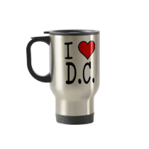 I Heart D.C. mugs by CrazyCups I Heart D.C. mugs