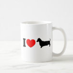 I Heart Dachshund - Landscape Coffee Mug