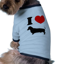 I Heart Dachshund Pet Clothing