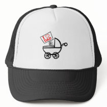 I heart Dad baby stroller hats by Eholidayz I heart Dad baby stroller hats