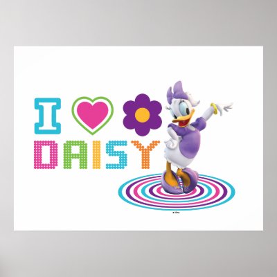 I Heart Daisy Duck posters