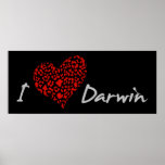 I Heart Darwin Poster