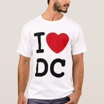 I (heart) DC t-shirts