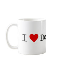I Heart Democrats Coffee Mug mugs