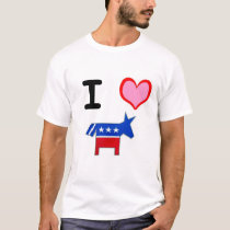 I heart democrats t-shirts