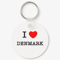 I HEART DENMARK keychains