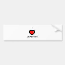 I Heart Dispatchers Bumper Stickers