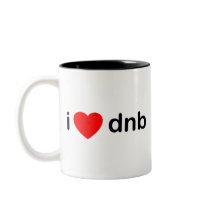 I Heart DNB mugs
