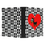 I Heart Dogs - Black ,Red, White Binder