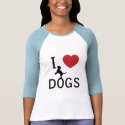 i heart dogs t-shirts