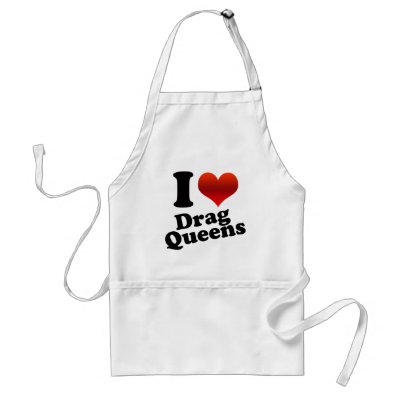 I Heart Drag Queens Apron by thebiggaystore