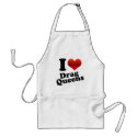 I Heart Drag Queens aprons by thebiggaystore I Heart Drag Queens aprons