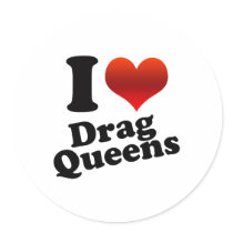 I Heart Drag Queens stickers by thebiggaystore I Heart Drag Queens stickers