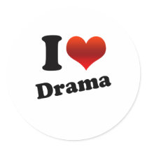 I Heart Drama stickers by thebiggaystore I Heart Drama stickers
