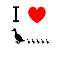 I heart ducks shirt