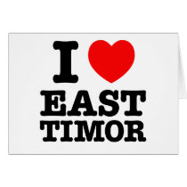 I heart East Timor cards