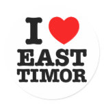 I heart East Timor stickers