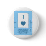 i heart ebooks (blue) pin