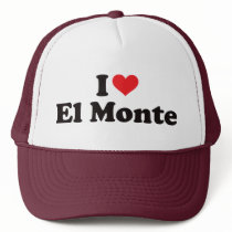 I Heart El Monte hats by spotees I Heart El Monte hats