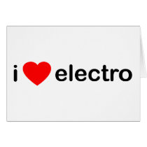 I Heart Electro cards
