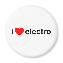 I Heart Electro magnets by HOTDJGEAR I Heart Electro magnets