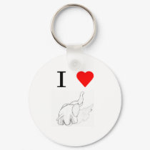 I heart elephants keychains by psimawesome I heart elephants keychains