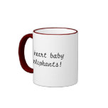 i heart elephants mug