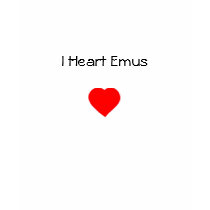 I Heart Emus t-shirts by aholling I Heart Emus t-shirts