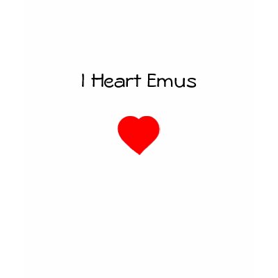 I Heart Emus Tshirts by aholling