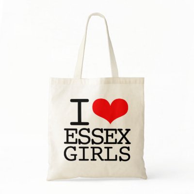 I Heart Essex Girls Canvas Bag by totebagsofdoom
