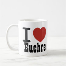 I Heart Euchre Coffee Mugs