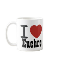 I Heart Euchre mugs