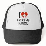 I Heart Exteme Fighting hats