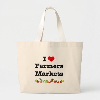 I Heart Farmers Markets bag